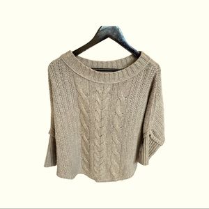 Ann Taylor Loft-Tan Sweater (Medium)